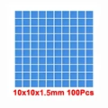 100x100x1.5mm Sliced