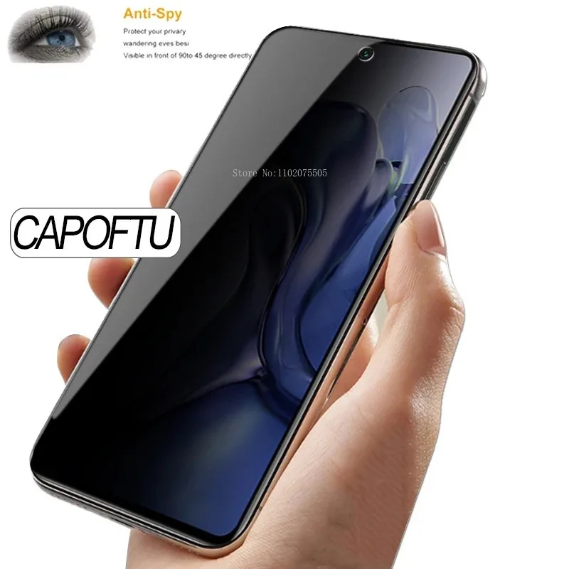 4 Uds vidrio templado de privacidad para Xiaomi 13T Pro 11T 13 Protector de pantalla antiespía para Xiaomi 11T Pro 12T 12T Pro vidrio Protector - imagen 5