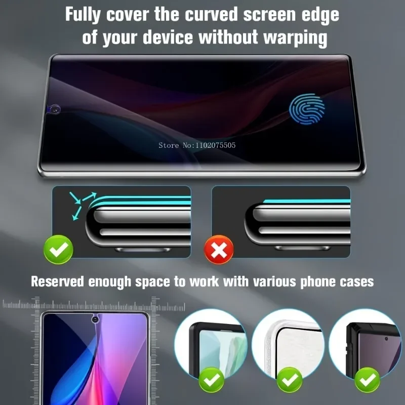 Protector de pantalla de privacidad para Samsung S24 S20 S21 S22 S23 FE Ultra Plus Note 20 10 S8 S9 S10 Plus, película de hidrogel suave, 3 uds. - imagen 4