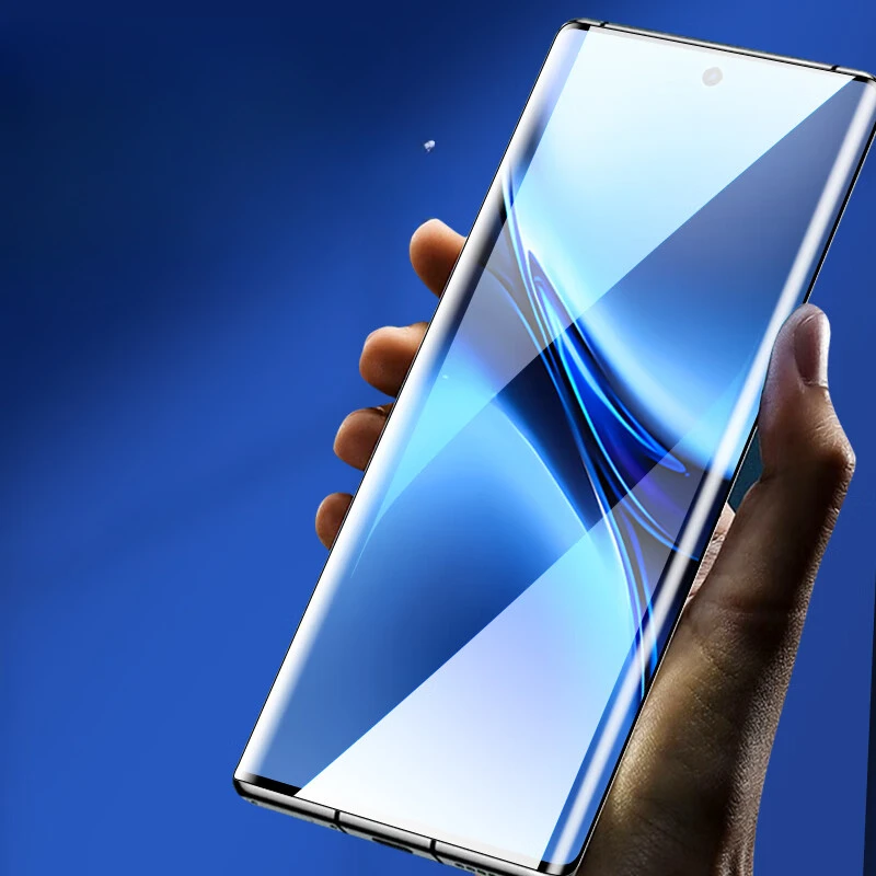 Vidrio templado 9H para Vivo X200 X200Pro Protector de pantalla curvo 3D en VIVO X200 Pro vidrio transparente antiluz azul - imagen 5