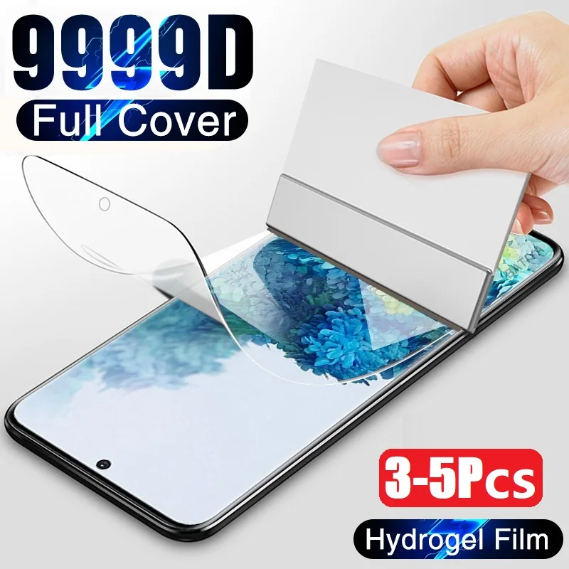 Película de hidrogel para Samsung Galaxy, Protector de pantalla para A24, A52, 4G, A13, A14, M14, A32, A33, A34, A52, A52S, A53, A54, M54, M55, A73, 5G, 3-5 unidades - imagen 2