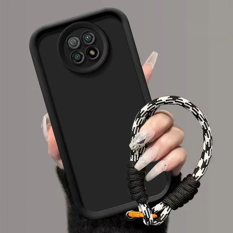 Para Xiaomi Redmi Note 9T funda Redmi Note 9T funda de teléfono tejido cordón cubierta sensación de piel protección funda a prueba de golpes - imagen 3