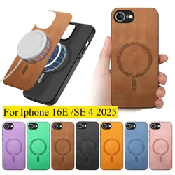 Funda Cuero iPhone 16e con MagSafe – Estilo Premium Negocios