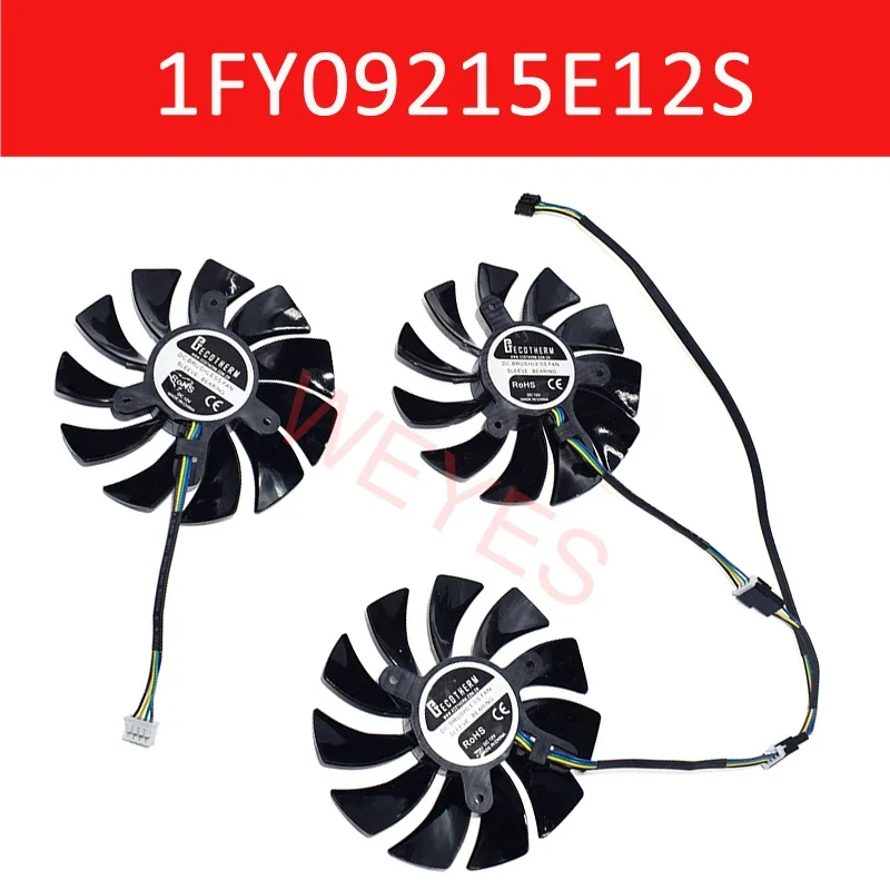 Nuevo ventilador de refrigeración 1FY09215E12S para ZOTAC RTX2080ti RTX2080 RTX2070 RTX2060 SUPER AMP Edition GA92S2U DC12V enfriador