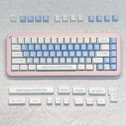 Keycaps PBT Cherry Snow Future Pixel Azul para Teclado Mecánico