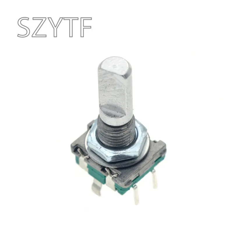 Codificador rotativo de 5 unids/lote, 20 posiciones, 360 grados, EC11 w, botón pulsador, mango de 5 pines, 15MM de largo - imagen 5