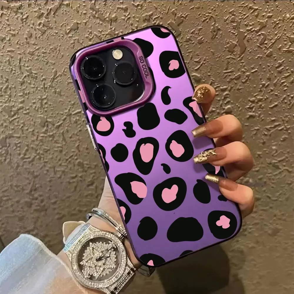 Funda de teléfono IMD con estampado de leopardo de lujo para Motorola Moto G84, G34, G04, G04S, G24, G14, G53, G22, G13, G23, G10, G20, G30, E32, E22, E22i - imagen 5