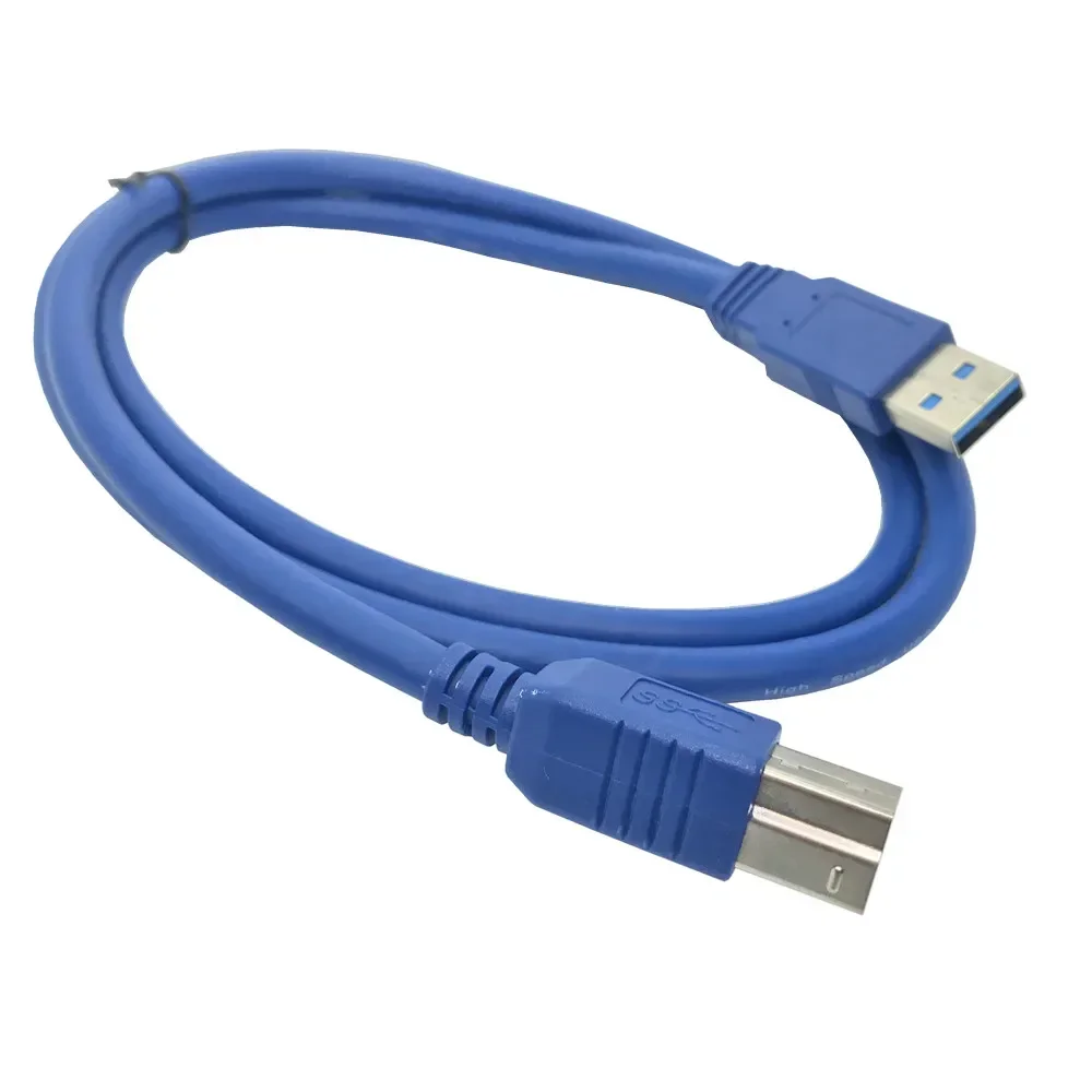 Cable de impresora USB 3,0 tipo A macho a B escáner macho USB3.0 Cable de datos de impresión de alta velocidad para impresora de cámara web de cámara Digital HDD - imagen 2