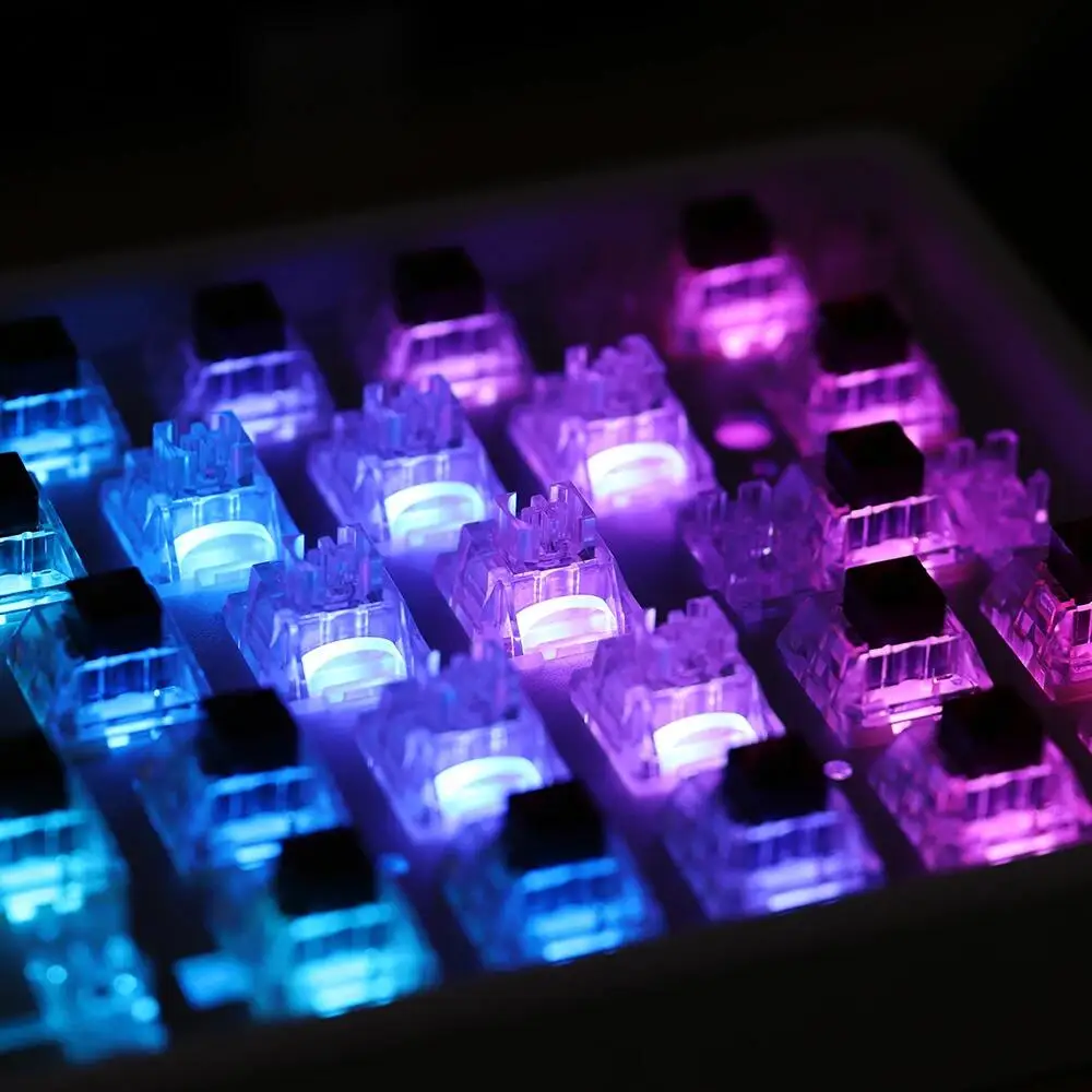 Interruptor silencioso TTC, blanco azulado, congelado, silencioso, marrón, rojo, V3, teclado mecánico silencioso, interruptores MX RGB SMD, Kit de intercambio en caliente, interruptor silencioso - imagen 4