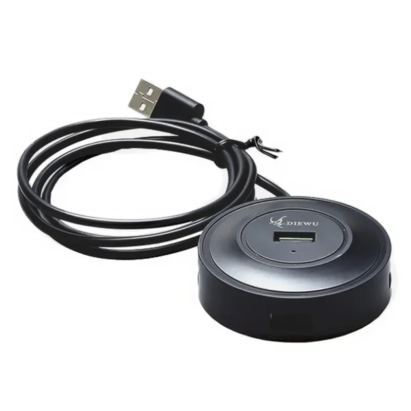 Hub USB de 4 puertos, concentrador USB 2,0 de alta velocidad, divisor USB múltiple, concentrador 2,0 para PC, portátil, conectores de Cables de ordenador - imagen 2