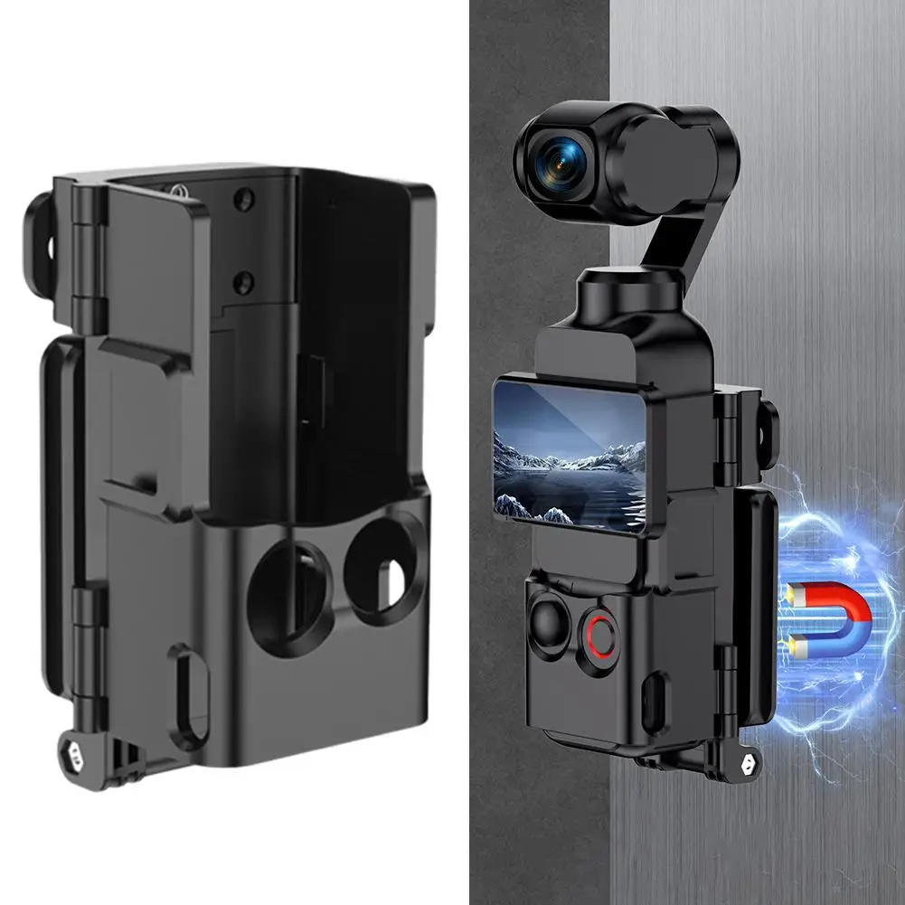 Soporte magnético ajustable para dji Osmo Pocket 3 con soporte de zapata fría marco de expansión multifuncional acceso para cámara deportiva C3A2 - imagen 4