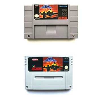 Cartucho de juego Aero Fighters para videojuego snes ntsc pal