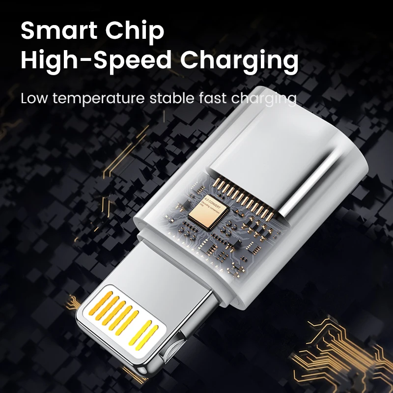 NNBILI OTG tipo C a adaptador Lightning para ios hembra a USB C macho Adaptador de carga rápida para iPhone 14 Pro convertidor de ordenador portátil - imagen 2