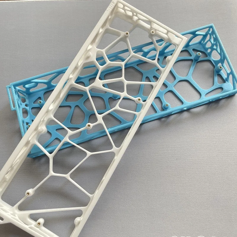 Funda para teclado GH60, carcasa hueca de resina personalizada con impresión 3D Holy 60 Wooting60HE, estilo de cinta, accesorios para teclados de carcasa hueca - imagen 2