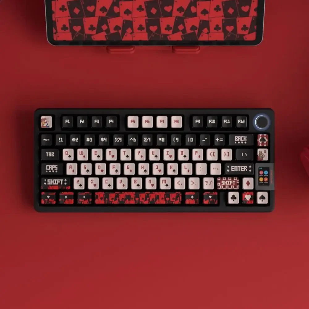 Juego completo de teclas transparentes, sublimación térmica PBT, altura, todo alrededor, OEM, 61, 68, 75, 87, 122, 104, Teclado mecánico, 108 teclas - imagen 4