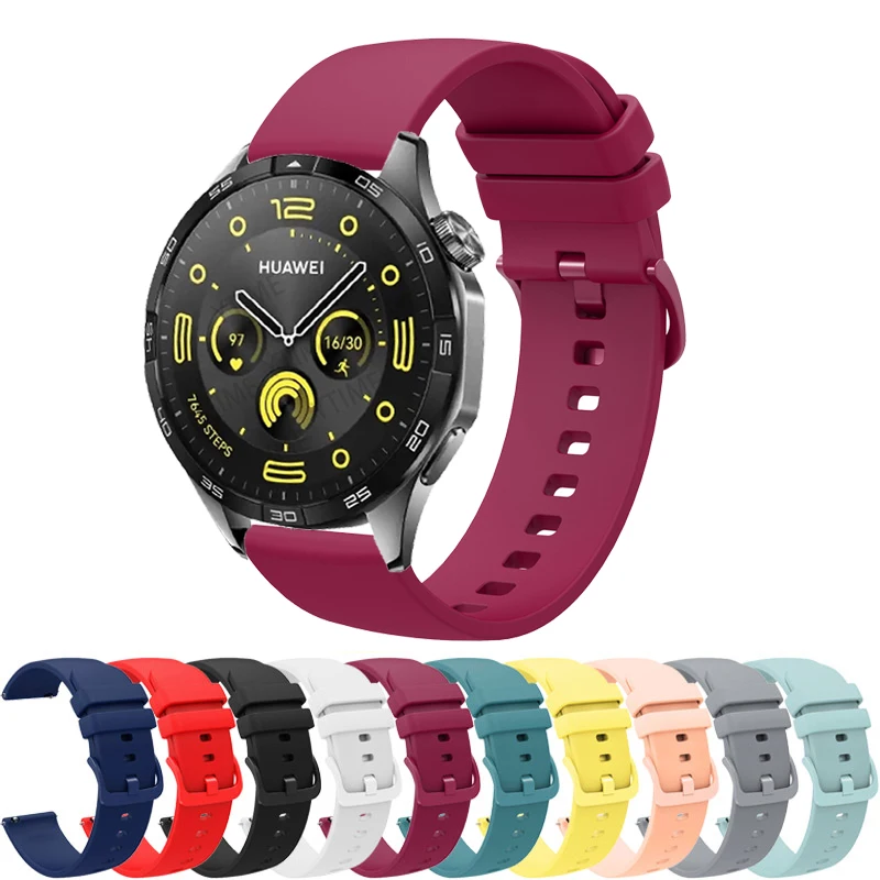 Correa de silicona para reloj inteligente, repuesto para Huawei Watch GT 2 GT 3 de 46mm, GT2 Pro/GT3 Pro de 46mm, pulsera de 22mm