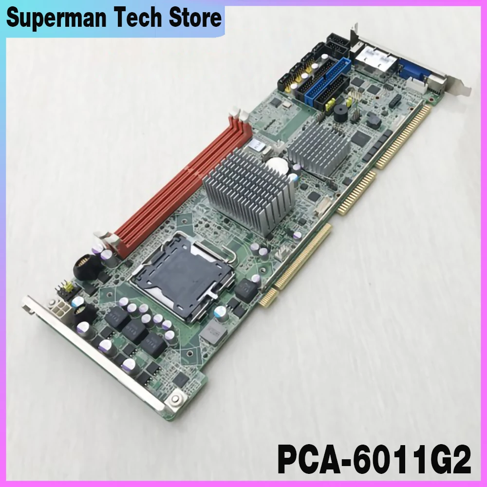 Para placa base de ordenador Industrial Advantech puertos de red duales PCA-6011 Rev.A1 PCA-6011G2 - imagen 2