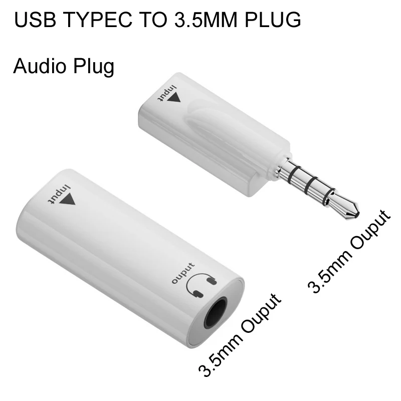 USB TYPE-C hembra a DC 3,5mm enchufe macho y hembra auriculares para conectar cable adaptador reproductor de CD Audio coche Aux para iPhone 16 15 Sam - imagen 2
