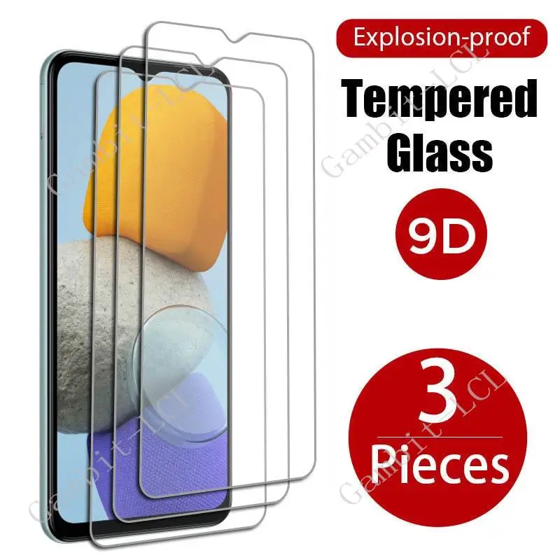 3 uds vidrio templado para Samsung Galaxy Buddy 2 protector en ashen2 Buddy2 M23 5G F23 M236B 6,6 "película protectora de pantalla