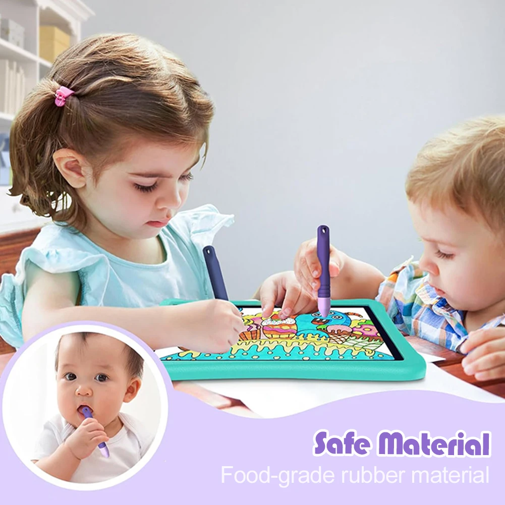 Bolígrafos ópticos para niños, bolígrafo capacitivo Universal antideslizante con pantalla táctil, lápiz óptico para iPad para niños de fuego - imagen 4