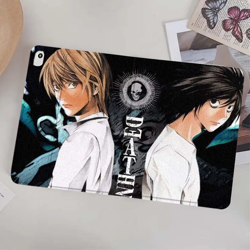 Death Note Anime para iPad Pro Air Mini 1 2 3 4 5 6 7 7th 8th 9th 10th 11th 10,2 9,7 10,5 10,9 11 12,9 funda para tableta - imagen 3