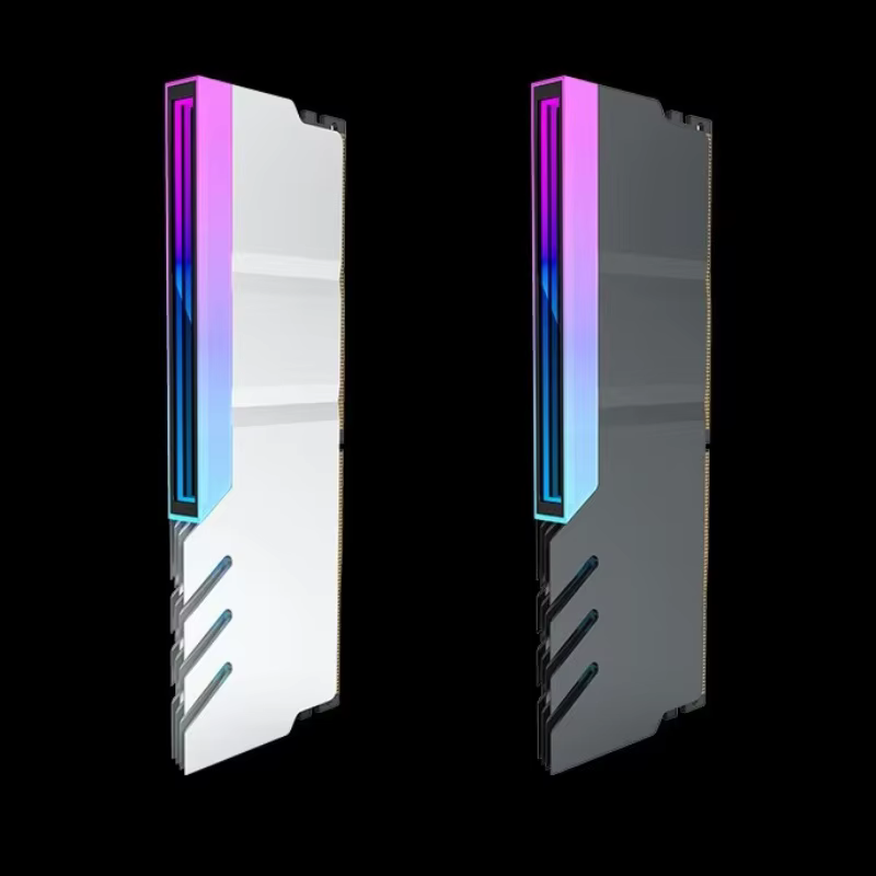 ICE Whale NC-1 RAM Armor 5V ARGB sincronización de la placa base espejo infinito chaleco de enfriamiento de memoria de escritorio de aluminio con almohadilla térmica - imagen 5