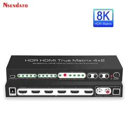 Conmutador HDMI 2x1 4K 120Hz para PS5 y Xbox