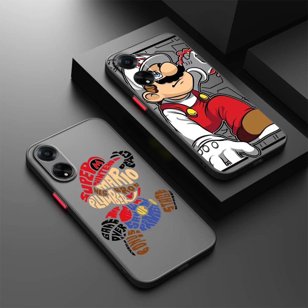 Cubierta translúcida de dibujos animados para OPPO X5, X3, A54S, A5, A94, A16, A53S, A57, A74, A72, A96, A98, A78 5G - imagen 2