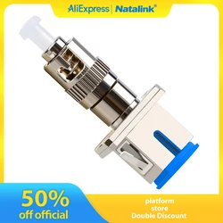 Natalink Adaptador Fibra Óptica ST/UPC Macho a SC/UPC Hembra