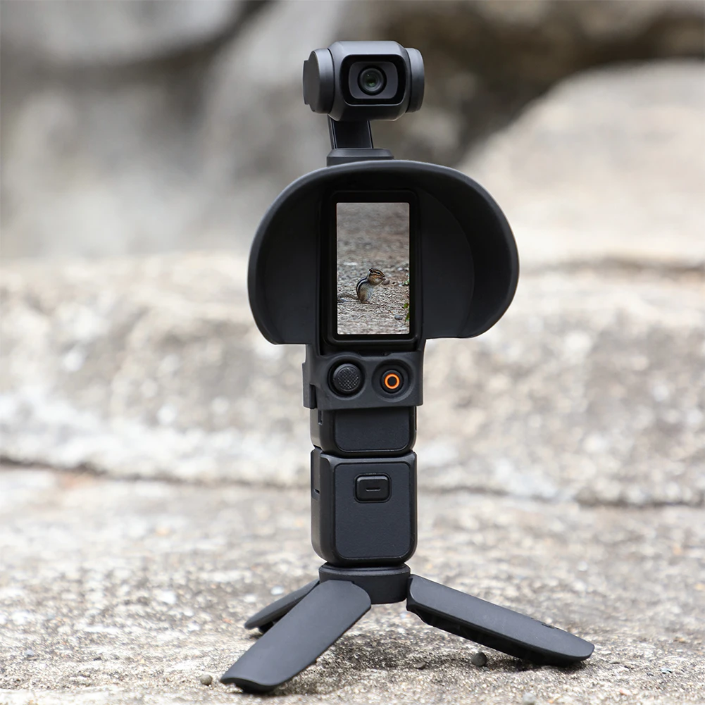 Parasol de pantalla para DJI Osmo Pocket 3, parasol con bloqueo de luz, protector de cámara antideslumbrante, accesorios de cámara cardán de mano - imagen 3