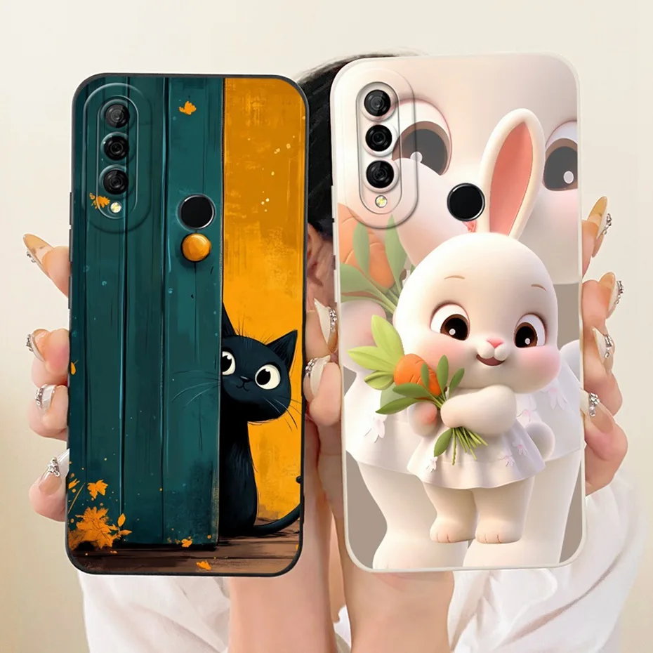 Nueva funda de teléfono de moda para Huawei Y6P 2020 fundas de silicona suave para Huawei Y6p MED-LX9 MED-LX9N fundas a prueba de golpes parachoques - imagen 2