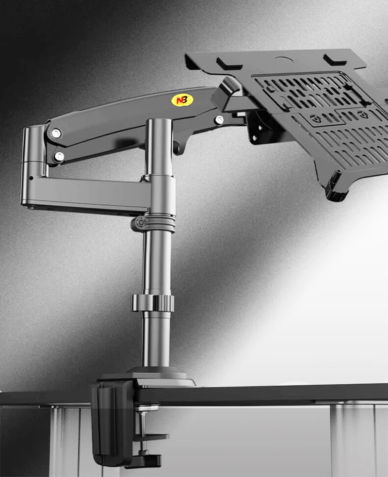 Soporte de gas portátil con abrazadera para monitor 22-35" - imagen 3
