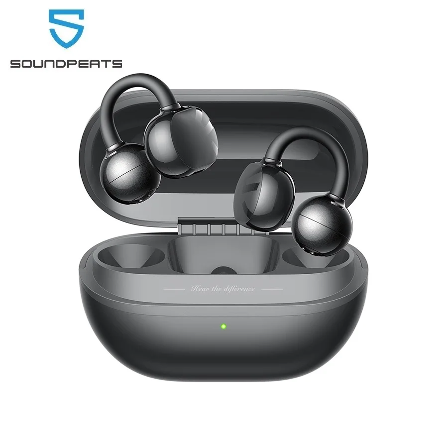 SoundPEATS POP Clip Auriculares inalámbricos Bluetooth 5.4 Auriculares inalámbricos Opean-Ear IPX5, modo de juego Baja latencia, emparejamiento multipunto - imagen 2