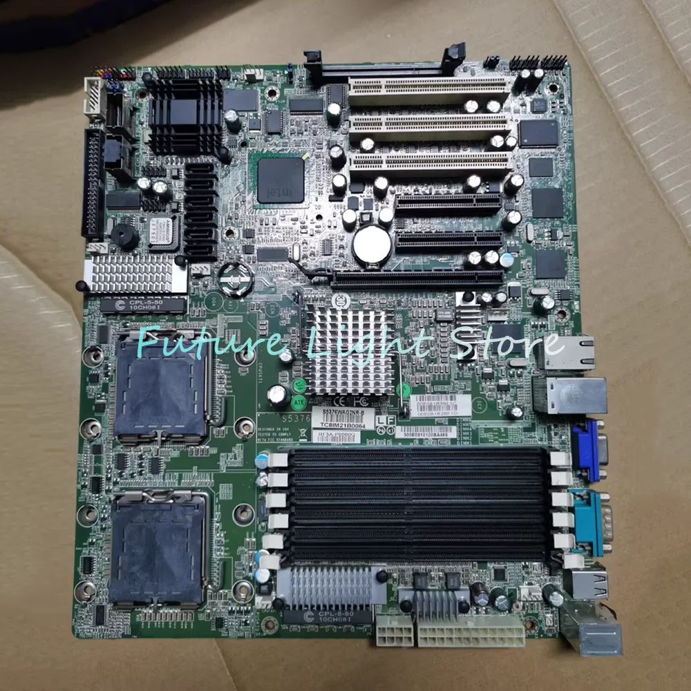 Para TYAN S5376 S5376WAG2NR-B 771 Dual con interfaz SAS placa base de estación de trabajo de doble canal - imagen 5