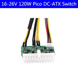 Pico Fuente de Alimentación DC a ATX Mini ITX 24P 120W 16-26V
