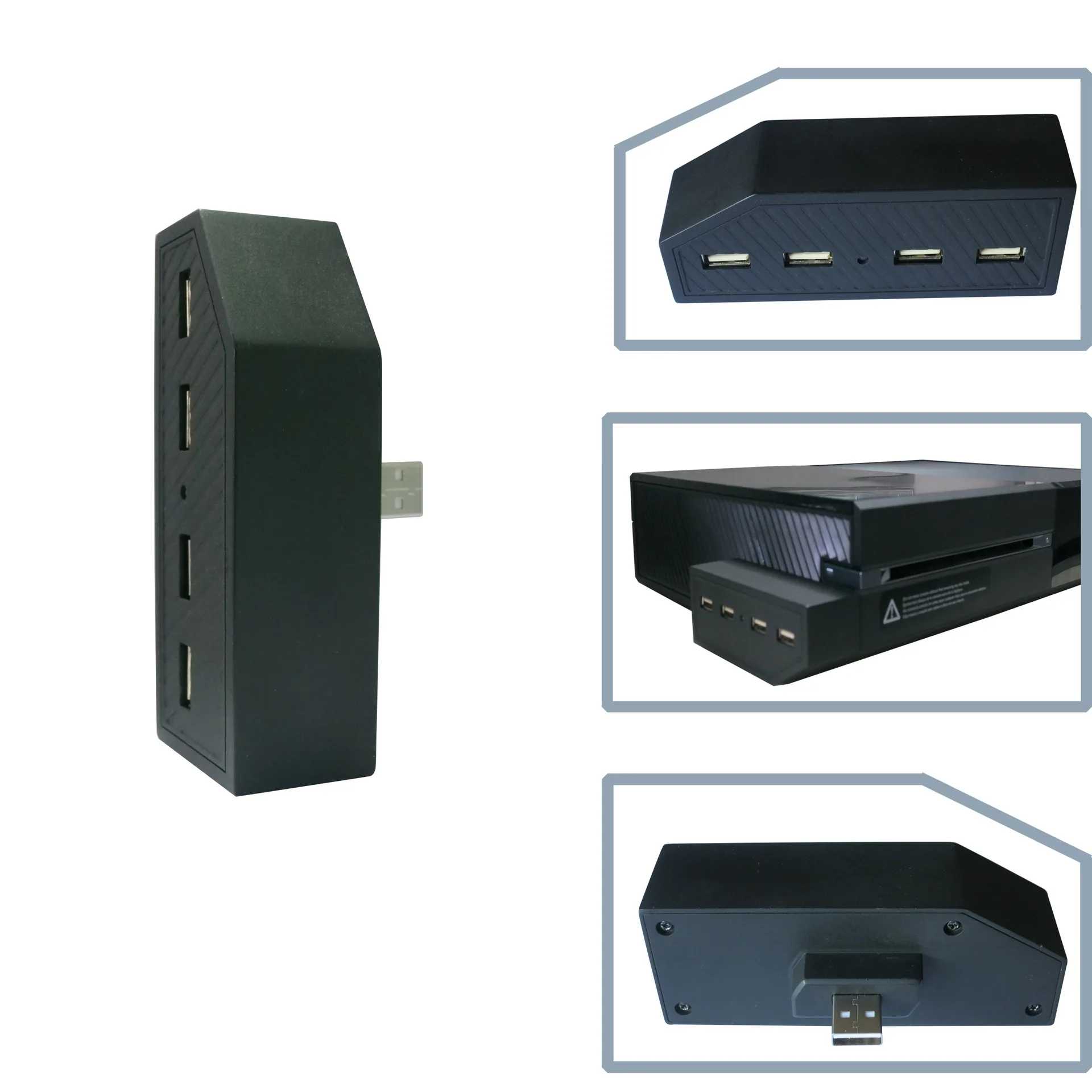 Divisor de adaptador de concentrador de expansión de 4 puertos USB para Microsoft Xbox One, accesorios - imagen 3