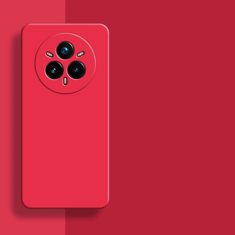 Para Realme 14 Pro + funda Realme 14 Pro Plus funda de 6,83 pulgadas Original goma de silicona líquida parachoques a prueba de golpes para Realme 14 Pro - imagen 5