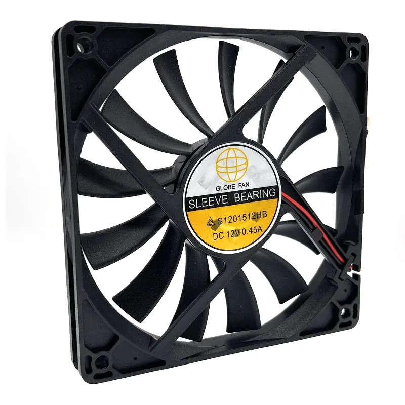Ventilador para PC 120x120x15 mm 12V - Rodamiento de manguito, alto CFM - imagen 3