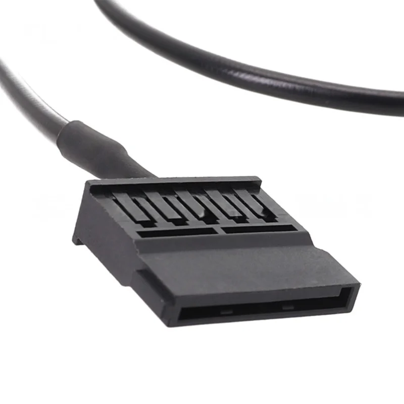 Cable de alimentación USB a SATA para ordenador portátil 2,5 "SATA HDD 50cm 22AWG USB2.0 5V macho a Sata 15 pines hembra Cable de alimentación convertidor - imagen 2