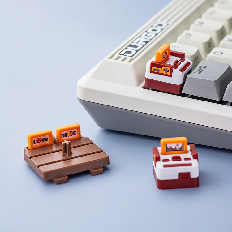 Classic Retro FC Keycap Famicom Vintage novedad Keycap para teclado mecánico retroiluminado Keycap ESC Cute Game Console - imagen 4