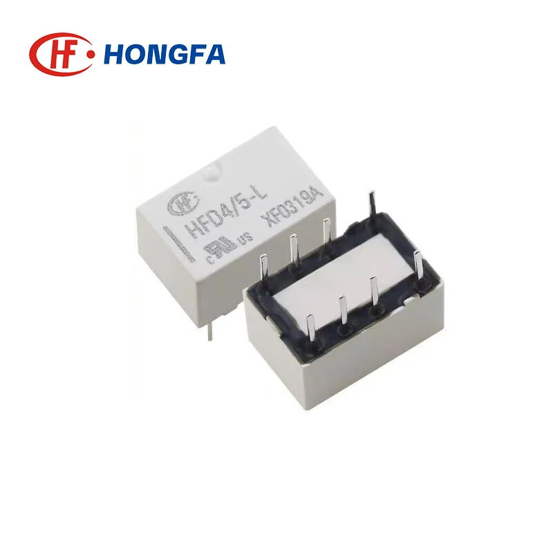 5 uds HONGFA HFD4/5-L relé 5VDC 8PIN 2A relé de señal de retención magnética de bobina única para el mercado de la electrónica - imagen 2