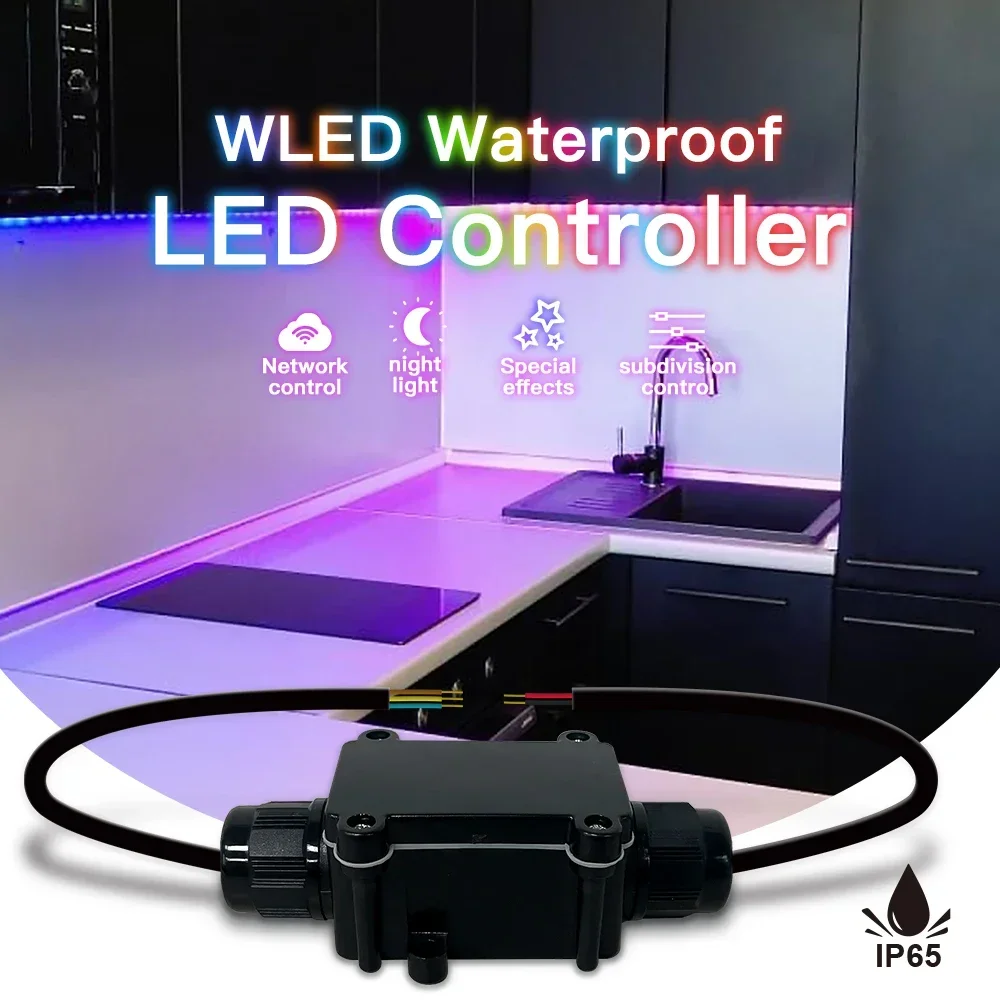 Mini controlador WLED LED Gledopto música modos dinámicos uso para tira WS2811 WS2812 SK6812 TM1814 WS2813 WS2815 - imagen 5
