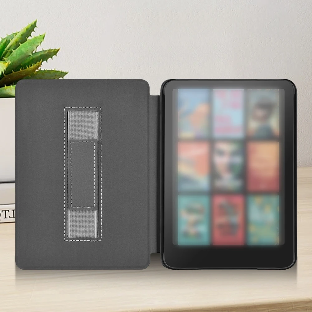 Funda inteligente con correa de mano para Kindle Paperwhite, funda protectora con encendido y apagado automático de 12. a generación para Kindle Colorsoft - imagen 3