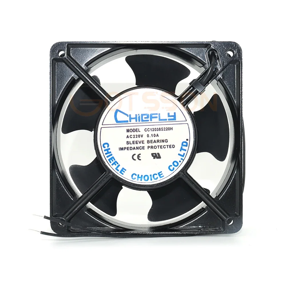 Chiefly CC12038S220H AC220V 12038 120MM 12cm 0.10a ventilador de refrigeración axial para gabinete 120*120*38MM