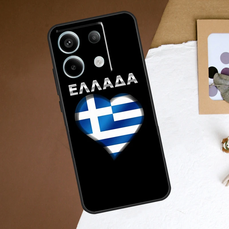 Funda de teléfono con bandera griega para Redmi Note 12, 13 Pro Plus, 9, 10, 11 Pro, 9S, 10S, 11S, 12S, Redmi 10C, 12C, 13C - imagen 5