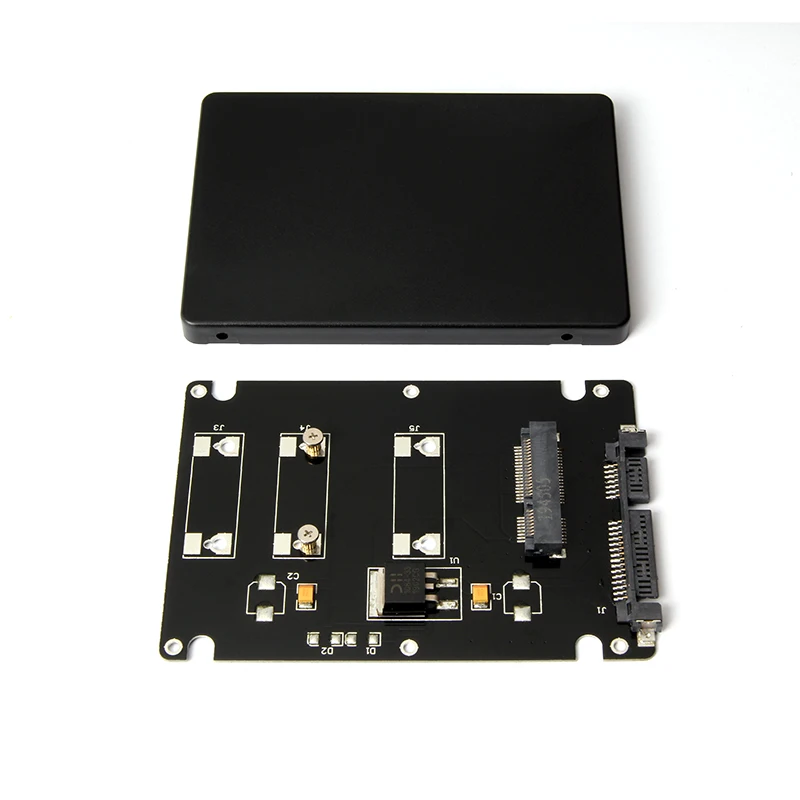 Carcasa de mSATA a SATA 3,0, carcasa de SSD externa mSATA, Mini SSD a tarjeta adaptadora de convertidor SATA3 de 2,5 pulgadas de 22 pines para Windows Linux Mac OS - imagen 5