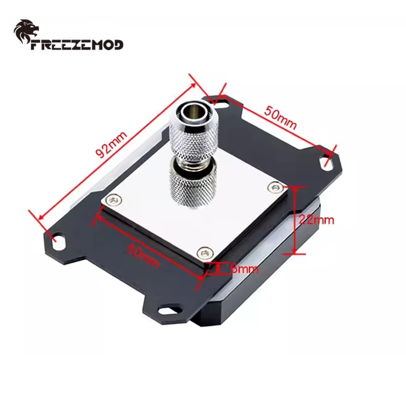 FREEZEMOD Bloque de Agua CPU RGB ARGB AMD AM4/AM5 Metal Acrílico