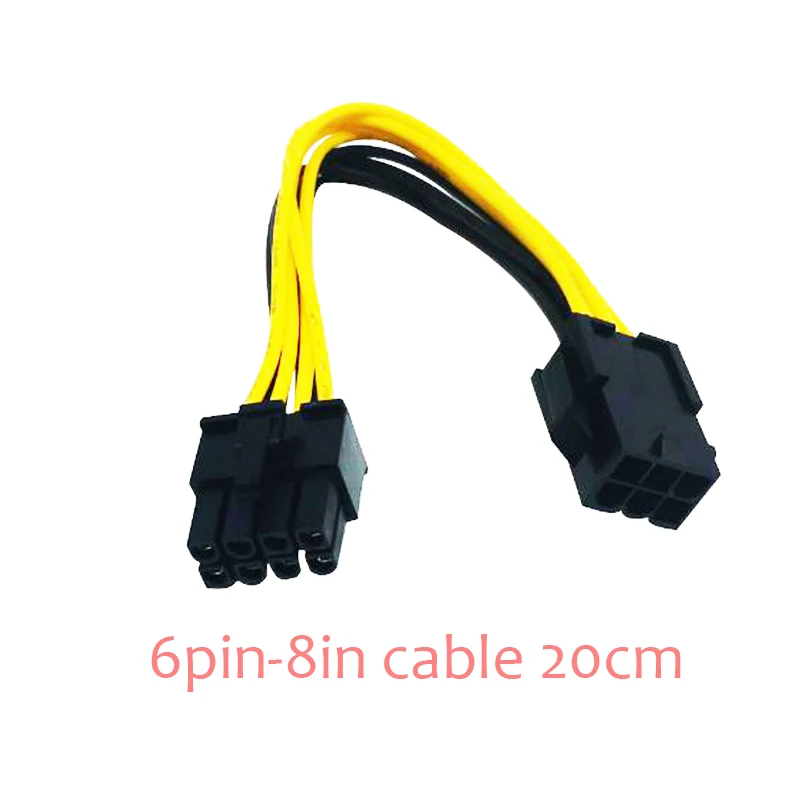 Multi modelos, adaptador divisor de 8 pines, cable de alimentación de 6 pines, cable de 8 pines, cable sata molex de 4 pines para convertidor de vídeo GPU PCI Express - imagen 5