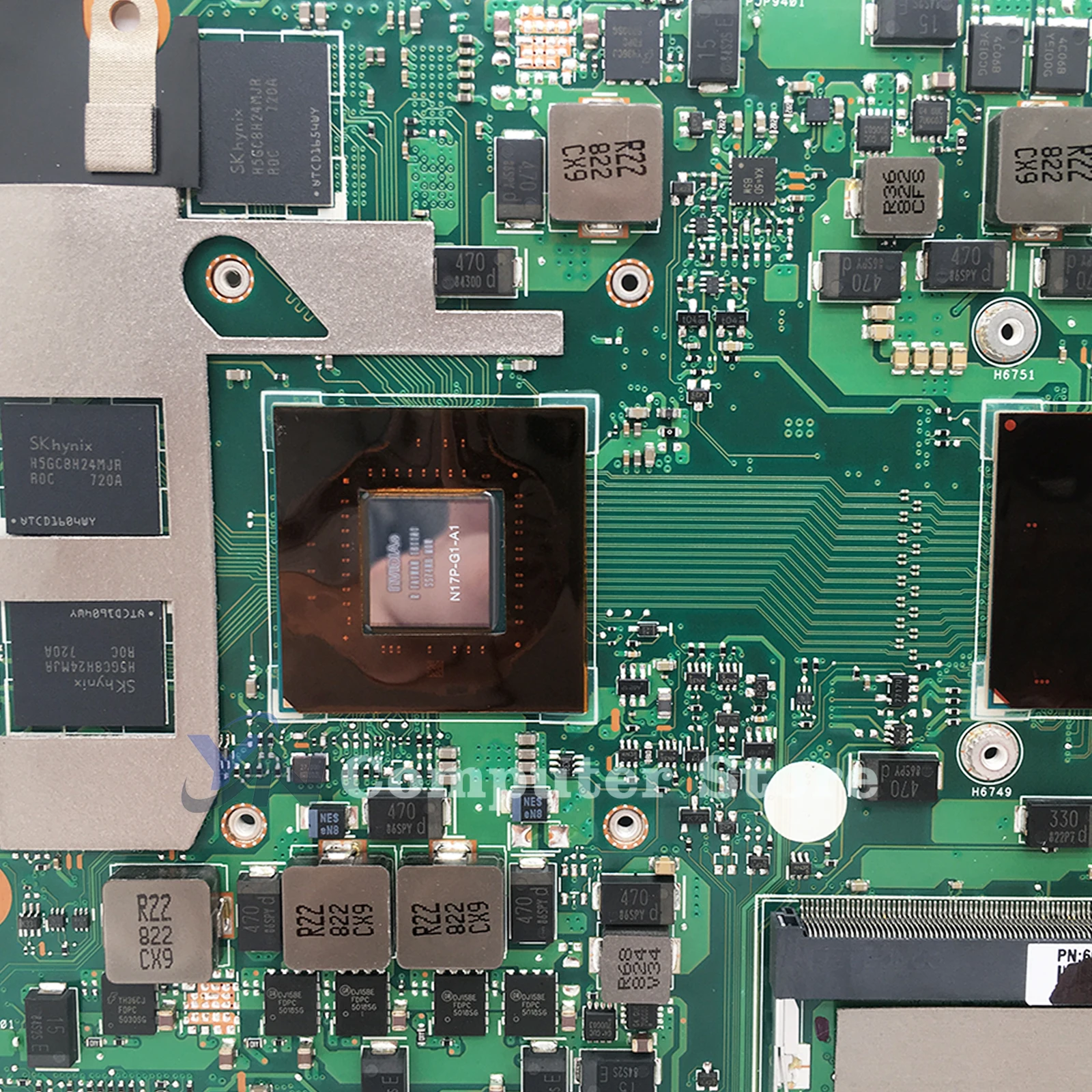 Placa base FX502VE para ASUS FX502V FX502VD placa base para ordenador portátil I5-7300HQ I7-7700HQ GTX1050TI-2GB/4G 8G RAM 100% prueba OK - imagen 5