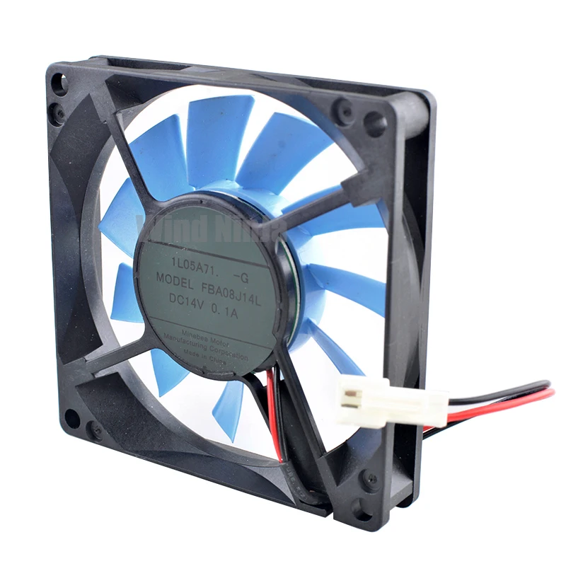 NUEVO FBA08J14L 8 cm X 80 mm X 15 mm DC14V 0.10A Ventilador de computadora de enfriamiento silencioso Adecuado para refrigeradores - imagen 4